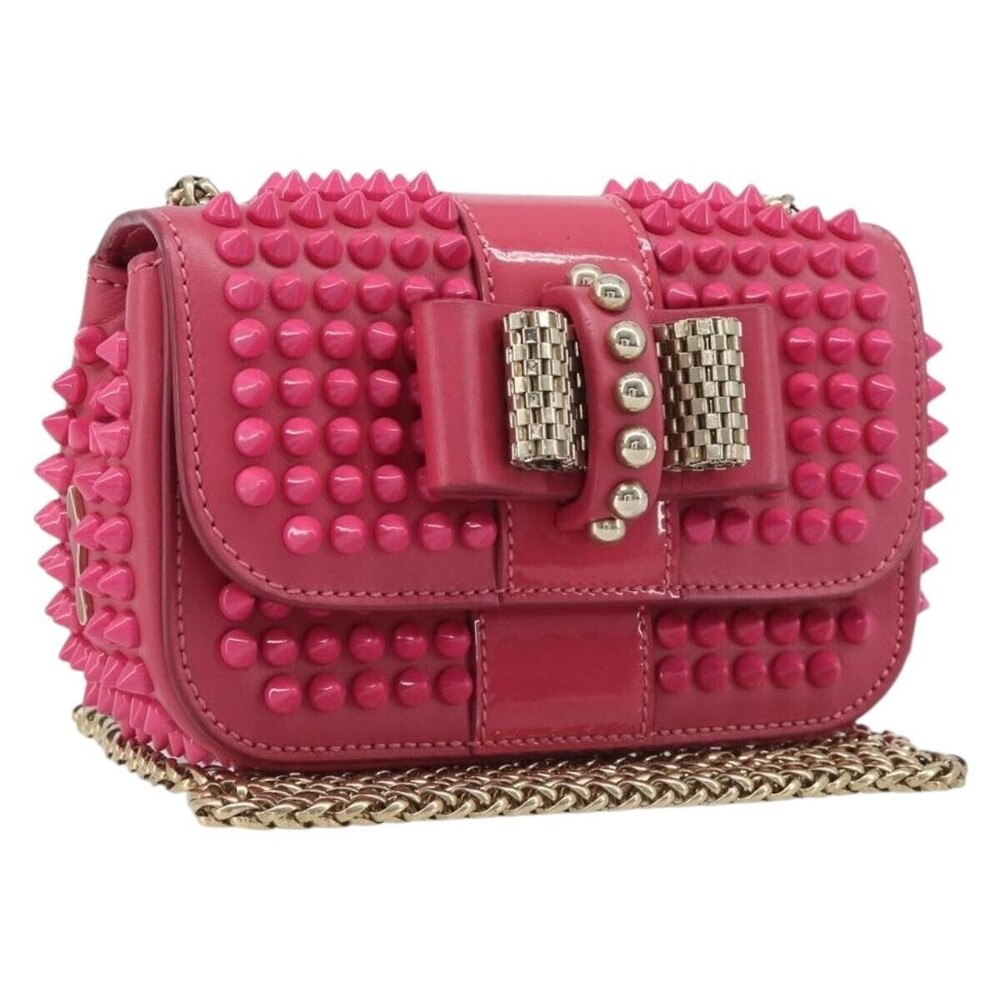 Christian Louboutin Sweet Charity Spiked Leather Mini - Picture 1 of 16